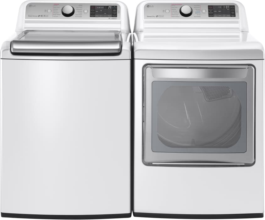 LG DLEX7600WE 27 Inch 7.3 cu. ft. Electric Dryer with 14 Dry Programs