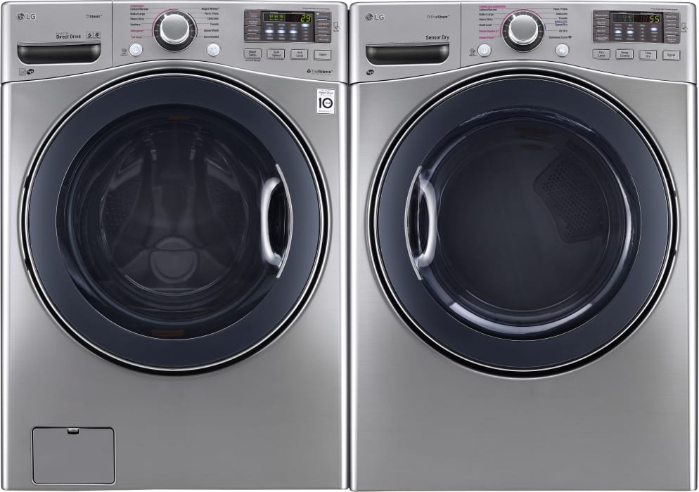 LG WM3770HVA 27 Inch Front Load Washer with Steam, TurboWash