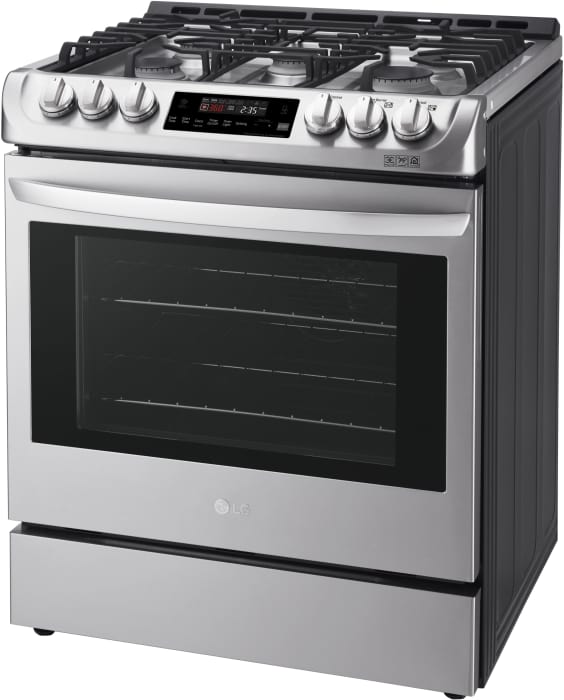 LG LSG4511ST 30 Inch Gas SlideIn Range with 5 Sealed Burners, 6.3 cu. ft. Oven Capacity