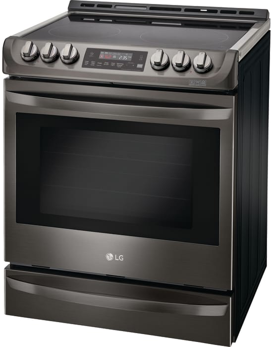 LG LSE4613BD 30 Inch Slidein Electric Range with 5 Smoothtop Elements