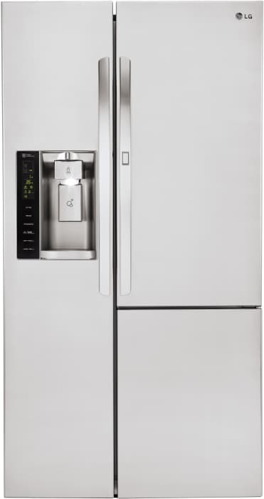 LG LSXS26366S 36 Inch Side by Side Refrigerator with 26 Cu. Ft ...