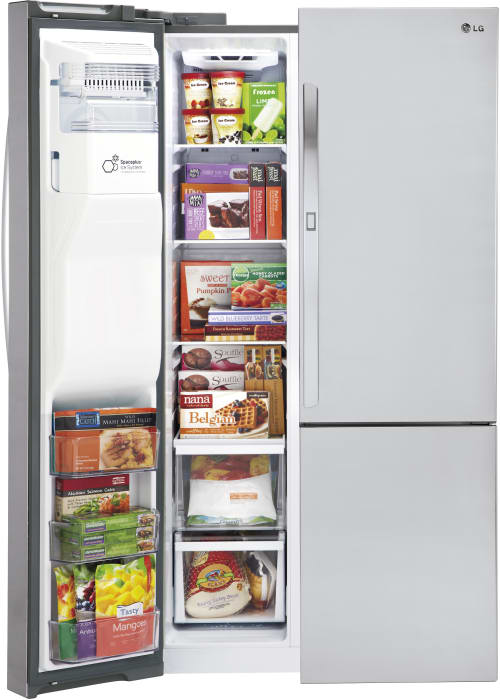 LG LSXS26366S 36 Inch Side by Side Refrigerator with 26 Cu. Ft