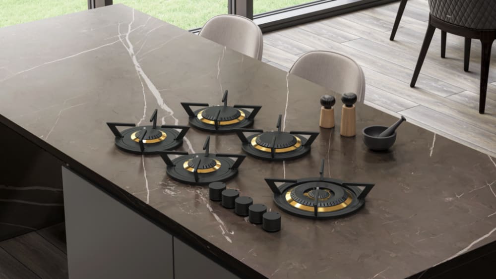 Tulip Cooking TC19591 55,650 BTU Modular Gas Cooktop with Five Sealed