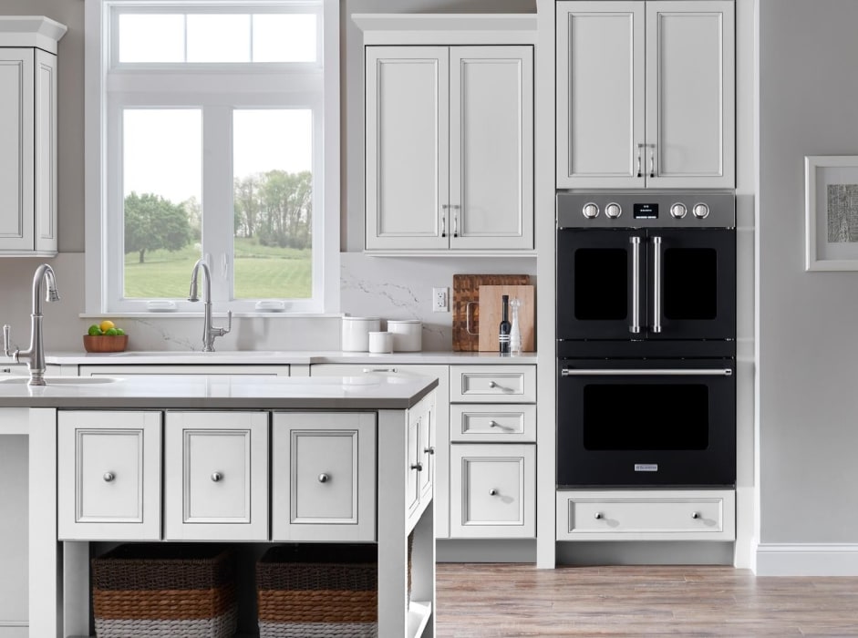 BlueStar BSDEWO30ECSDDDV2 30 Inch Double Electric Wall Oven with True