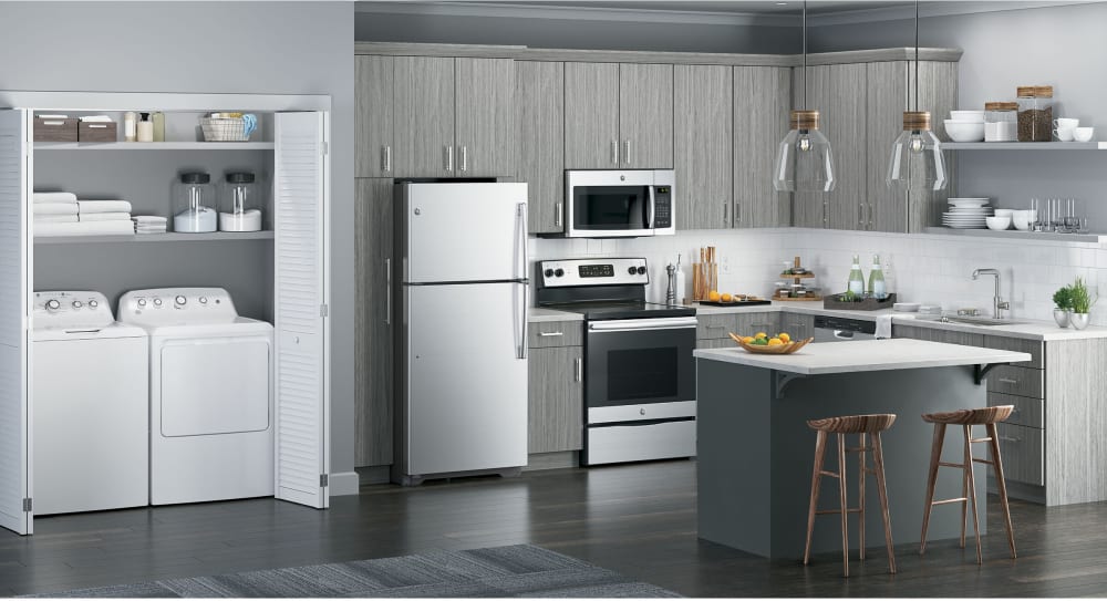 GE GTD42GASJWW 27 Inch Gas Dryer with 7.2 Cu. Ft Capacity, 120 Ft