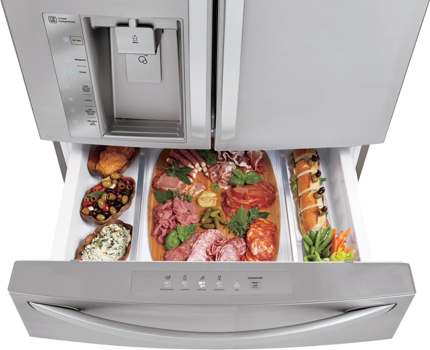 LG LMXC23746S 36 Inch Counter Depth 4Door French Door Refrigerator