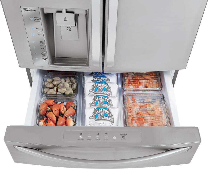 LG LMXC23746S 36 Inch Counter Depth 4Door French Door Refrigerator