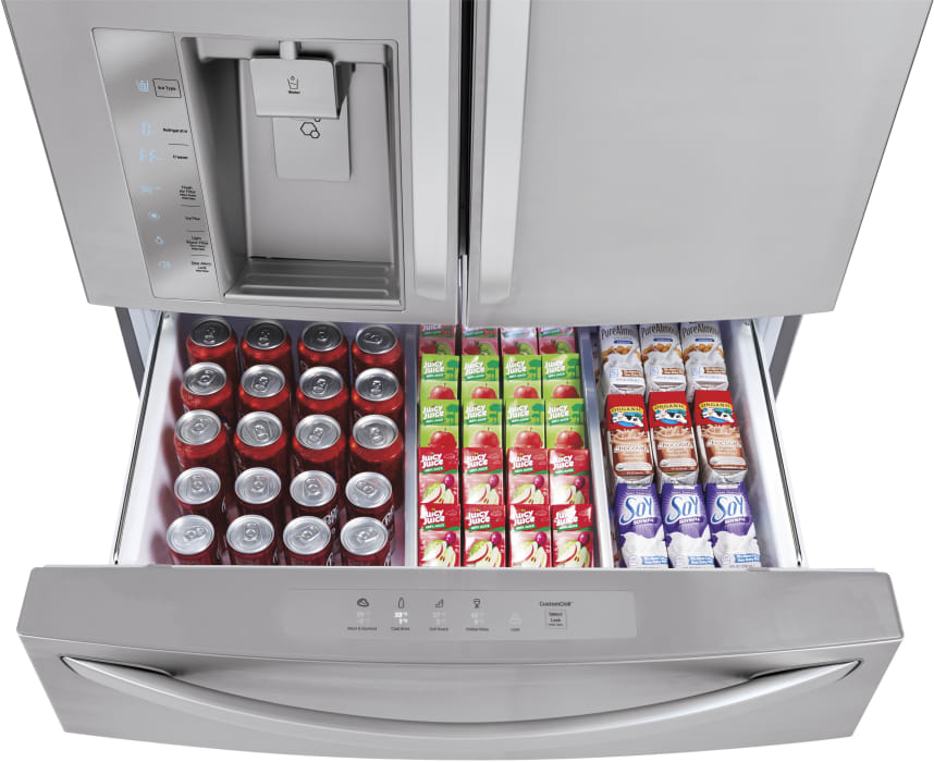 LG LMXS30746S 36 Inch 4Door French Door Refrigerator with Dual