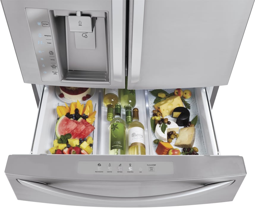 LG LMXS30746S 36 Inch 4Door French Door Refrigerator with Dual