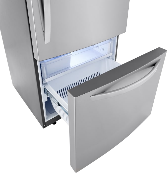 LG LRDCS2603S 33 Inch Freestanding Bottom Freezer Refrigerator with 25.