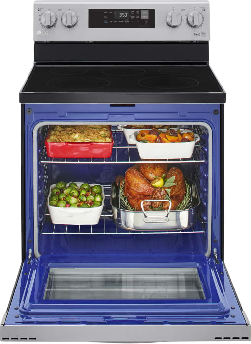 LG LREL6321S 30 Inch Electric Smart Range with 5 Radiant Elements, 6.3 cu. ft. Oven Capacity