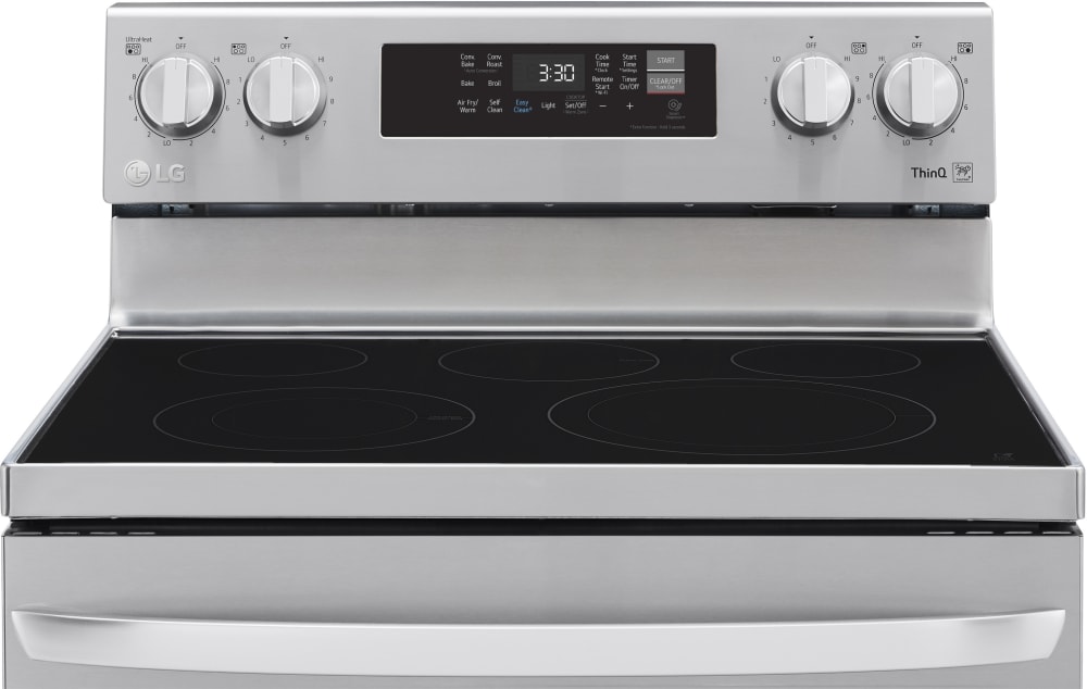 LG LREL6323S 30 Inch Electric Smart Range with 5 Radiant Elements, 6.3