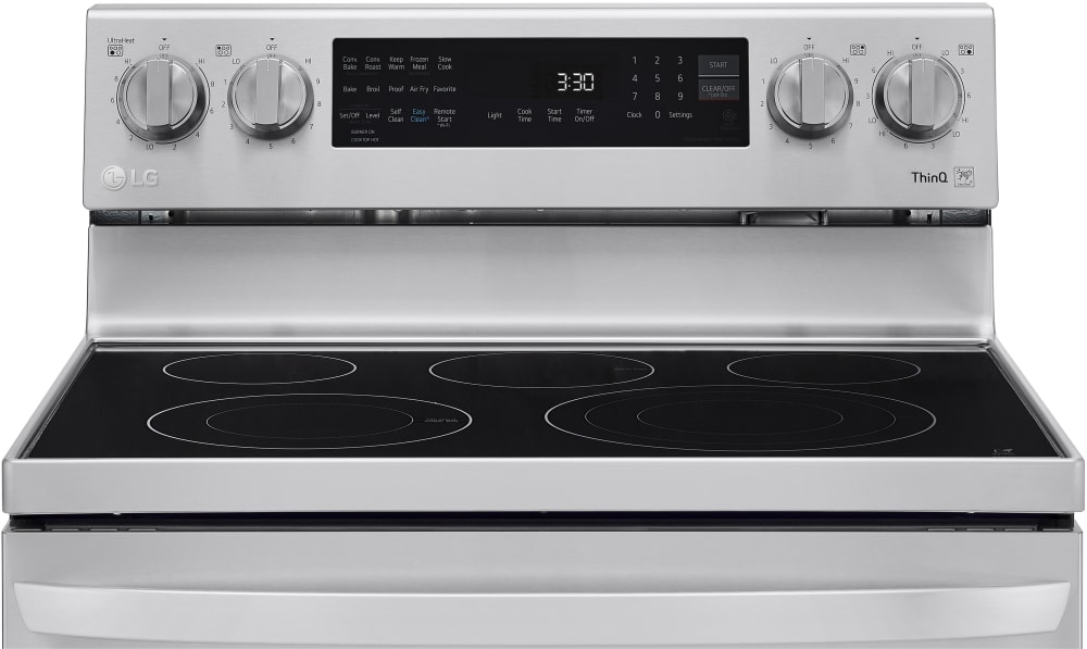 LG LREL6325F 30 Inch Electric Smart Range with 5 Radiant Elements, 6.3 cu. ft. Oven Capacity