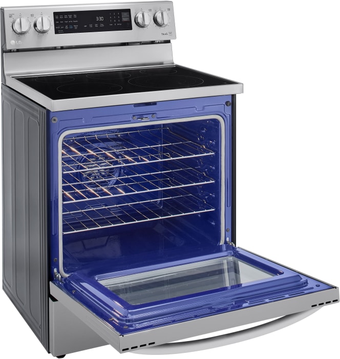 LG LREL6325F 30 Inch Electric Smart Range with 5 Radiant Elements, 6.3