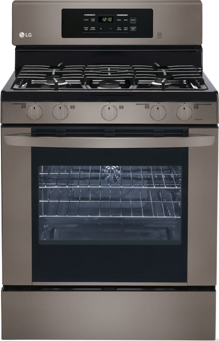 Lg Lrg3081bd 30 Inch Gas Range With Evenjet Fan Convection 20 Minute Easyclean Mode Intuitouch Keypad Superboil 17 000 Btu Burner Large Wideview Plus Window 5 Sealed Burners 5 4 Cu Ft Oven And