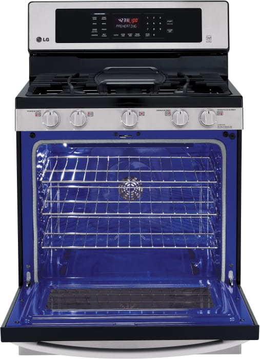 LG LRG3085ST 30 Inch Freestanding Gas Range with 5 Sealed Burners, 5.4