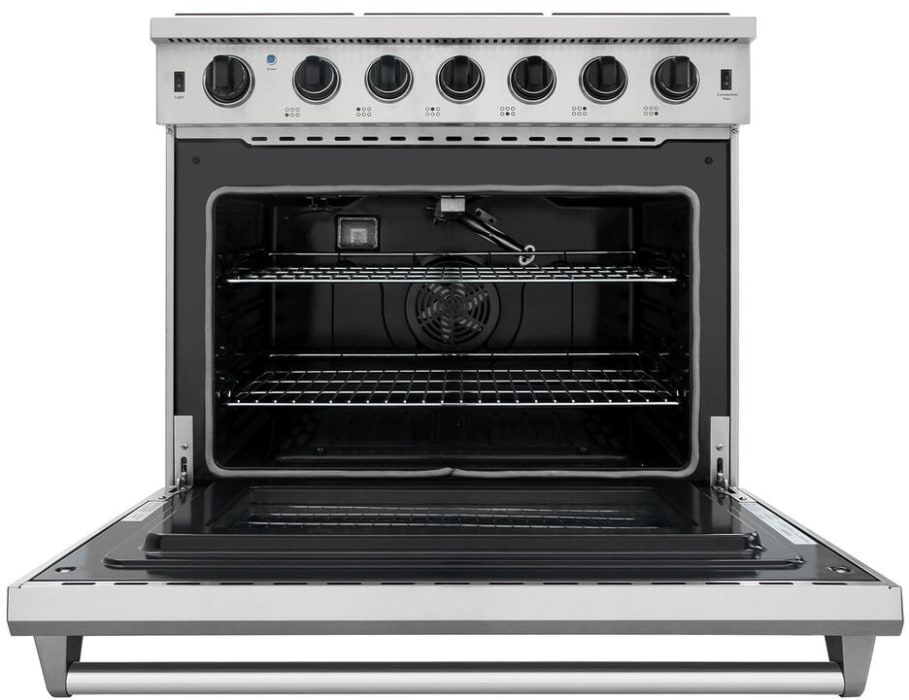 Thor Kitchen LRG3601U 36 Inch Professional Gas Range with 6 Sealed