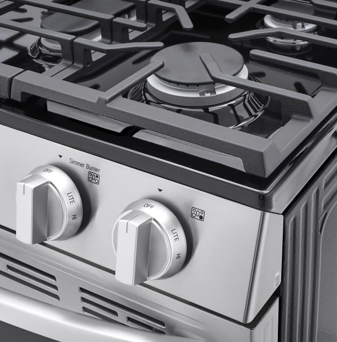 LG LRGL5821S 30 Inch Gas Smart Range with 5 Sealed Burners, 5.8 Cu. Ft