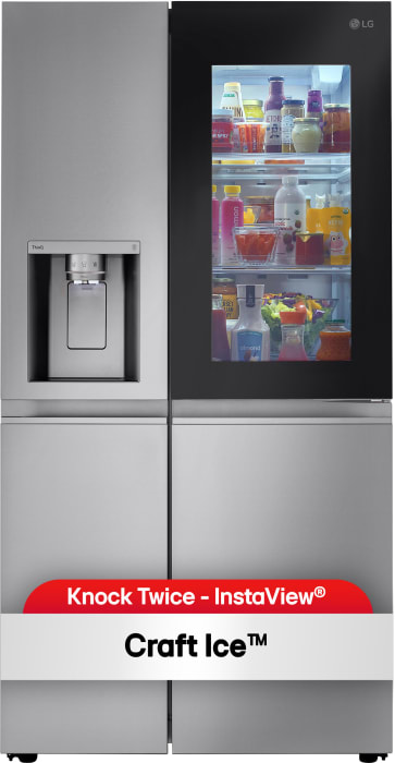 LG LRSOS2706S 36 Inch Freestanding Side by Side Smart Refrigerator