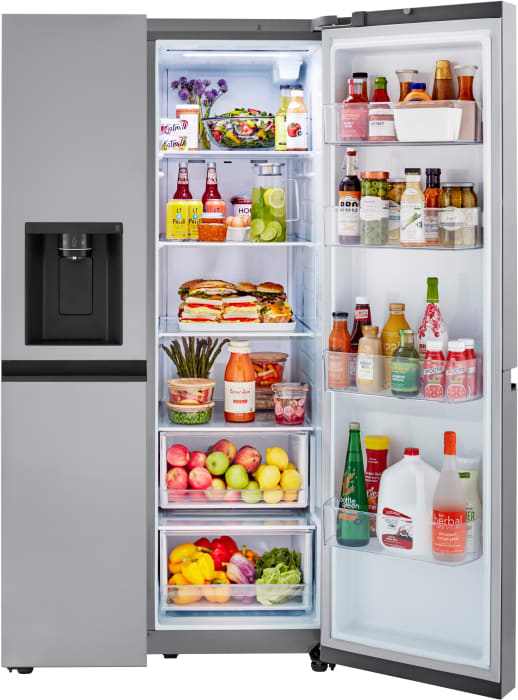 LG LRSXC2306S 36 Inch Counter-Depth Side-by-Side Refrigerator with 23 ...