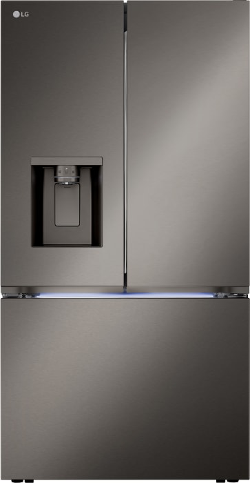 LG LRYXC2606D 36 Inch Counter Depth MAX Freestanding French Door Smart Refrigerator with 26 Cu. Ft. Capacity CoolGuard Glide N Serve Wi Fi Smart Diagnosis 3 Built in Ice Maker UVnano Dispenser ENERGY ...