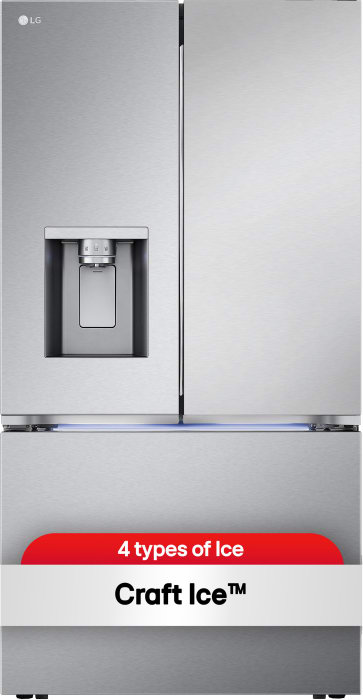 LG LRYXC2606S 36 Inch Counter-Depth MAX™ Freestanding French Door