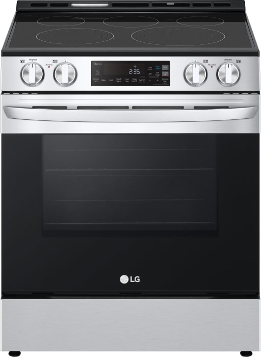 LG LSEL6331F 30 Inch Slide In Electric Smart Range with 5 Radiant