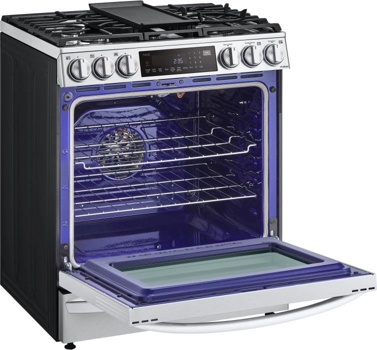 LG LSGL6337F 30 Inch Smart Instaview™ Gas SlideIn Range with 5 Sealed