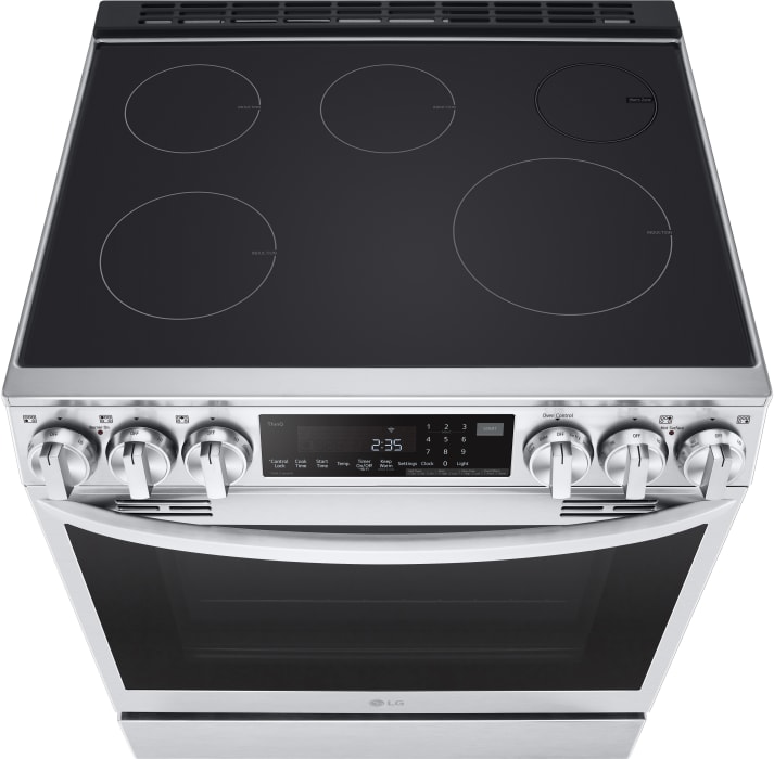 LG LSIL6336F 30 Inch Slidein Induction Smart Range with 5 Radiant