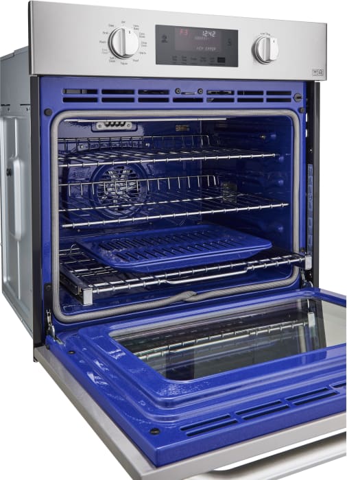 LG LSWS306ST 30 Inch Single Electric Wall Oven with Convection, Meat