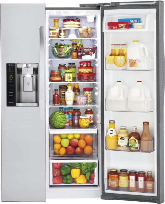LG LSXS26326S 36 Inch Side by Side Refrigerator with 26.2 cu. ft. Capacity, Tall Dispenser
