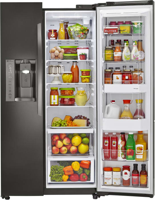 LG LSXS26386D 36 Inch SidebySide Refrigerator with DoorinDoor