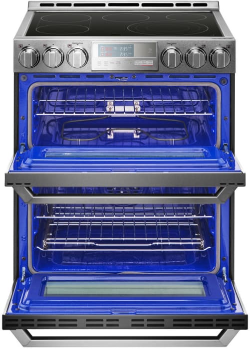 LG LUTE4619SN 30 Inch SlideIn Electric Range with Dual Ovens, ProBake