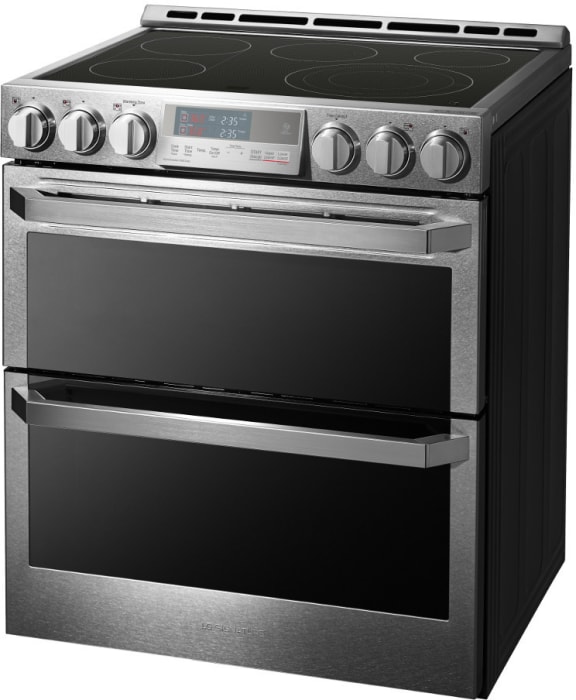 LG LUTE4619SN 30 Inch SlideIn Electric Range with Dual Ovens, ProBake