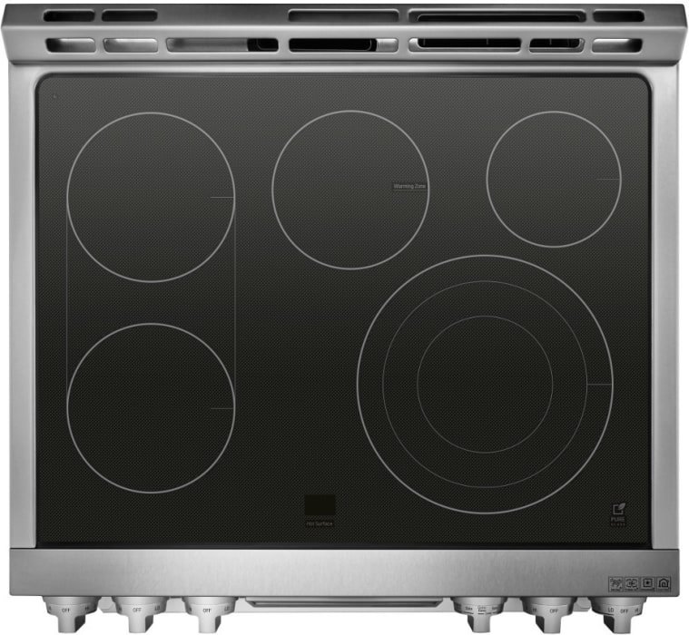 LG LUTE4619SN 30 Inch SlideIn Electric Range with Dual Ovens, ProBake