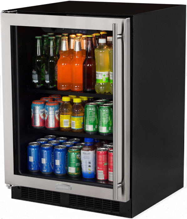 送料無料 通販 激安 Marvel ML24BCG0LS with Center Beverage Built-in Inch 24 その他