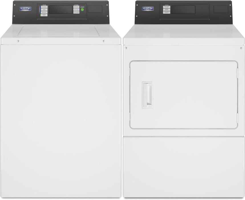 Maytag MAWADREW20PR SidebySide Washer & Dryer Set with Top Load
