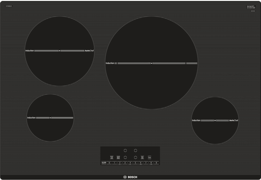 Bosch Nit8068uc 30 Inch Induction Cooktop With Autochef 17 Power