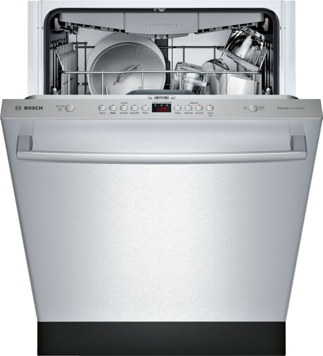 Vervorming Geleend zebra Bosch SHXM4AY55N 24 Inch Fully Integrated Dishwasher with 15 Place Setting  Capacity, 5 Wash Cycles, 48 dBA Sound Level, RackMatic® Upper Rack, Delay  Start Timer, InfoLight®, Stainless Steel Tall Tub, Overflow Protection