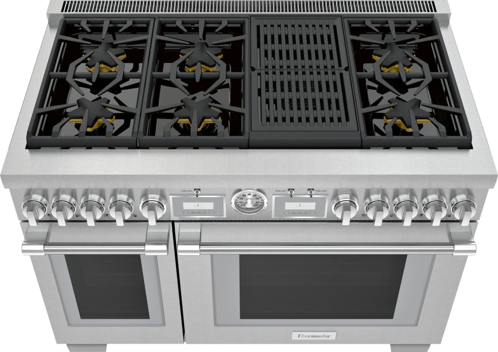 Thermador PRG486WLG 48 Inch Smart Commercial Depth Gas Range with