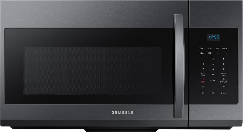 Samsung 1.7 Cu. Ft. 1000 Watt Fingerprint Resistant Stainless Steel Over  The Range Microwave ME17R7021ES