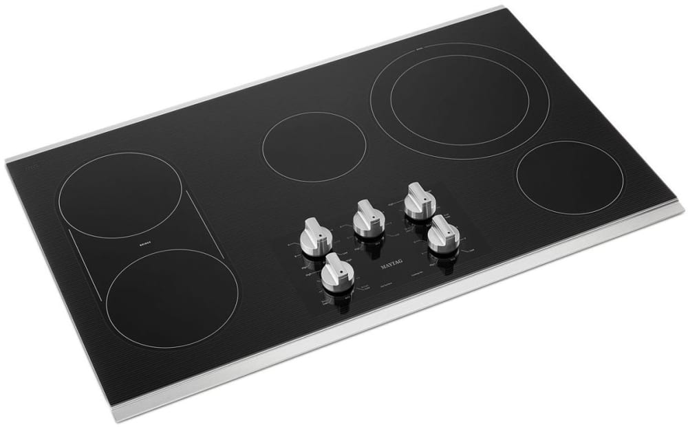 Maytag MEC8836HS 36 Inch Smoothtop Electric Cooktop with Reversible