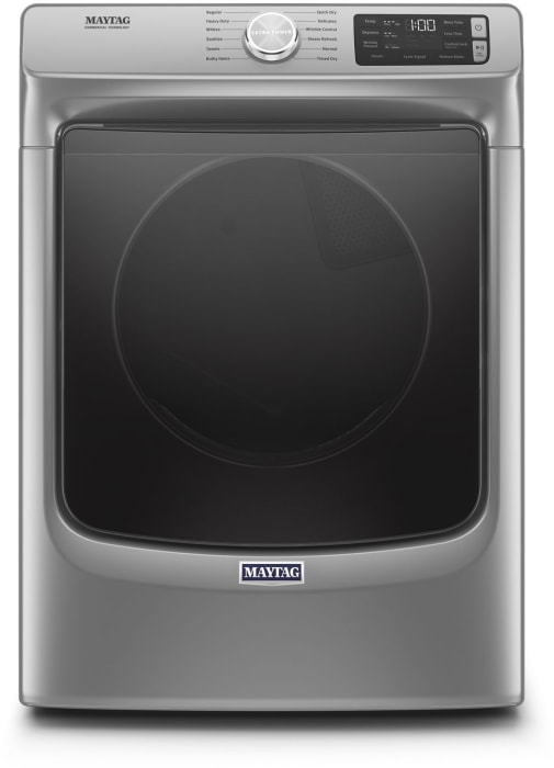 Maytag Med6630hc 27 Inch 7 3 Cu Ft Electric Dryer With 12 Dry Cycles 4 Temperature Settings Sanitize Cycle Quick Dry Cycle Extra Power Button Advanced Moisture Sensing And Energy Star Certified Metallic Slate