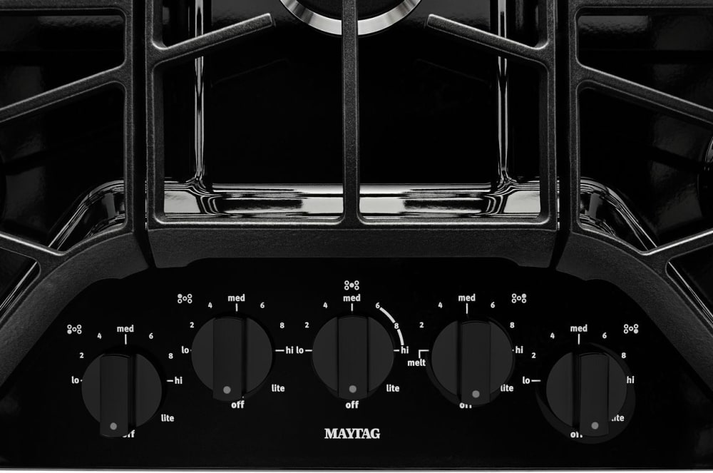 Maytag MGC7536DB 36 Inch Gas Cooktop with 5 Sealed Burners, 5,000BTU