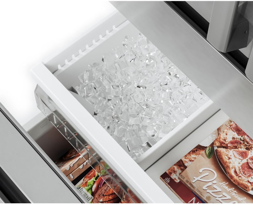 Midea MRQ22D7AST 36 Inch 4Door FrenchDoor Refrigerator with 21.6 Cu