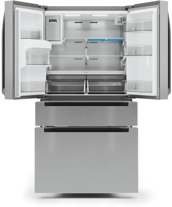 Midea MRQ22D7AST 36 Inch 4Door FrenchDoor Refrigerator with 21.6 Cu