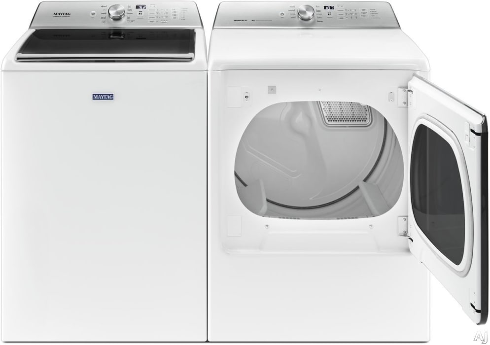 Maytag MAWADRGW8651 SidebySide Washer & Dryer Set with Top Load