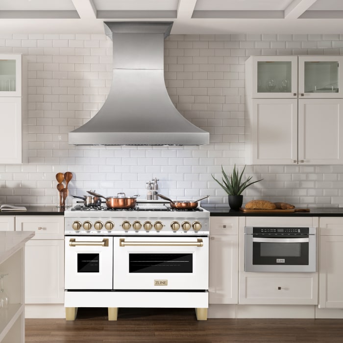 ZLINE RASZWM48G 48 Inch Freestanding Autograph Edition Dual Fuel Range