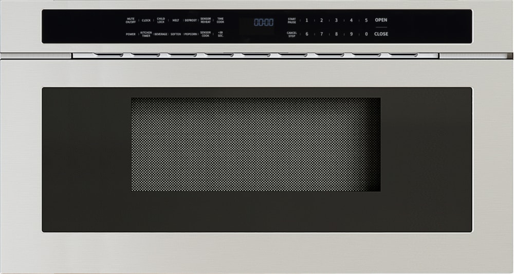 Zephyr MWD3001AS 30 Inch Built-In Microwave Drawer with 1.2