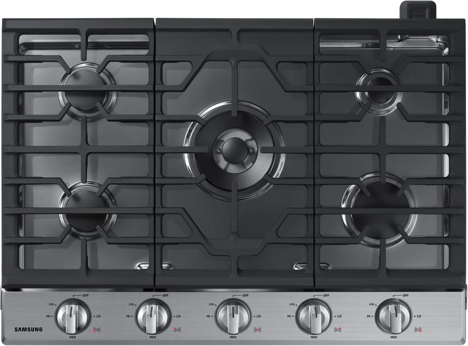 Samsung Na30k6550ts 30 Inch Gas Cooktop With 5 Sealed Burners Samsung Na30k6550ts 30 Inch Gas Cooktop